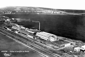 ARZEW - USINE A SOUFRE ET RADE